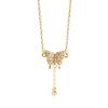 Exquisite Butterfly Tassel Collarbone Chain with A Light Luxury and High-end Temperament