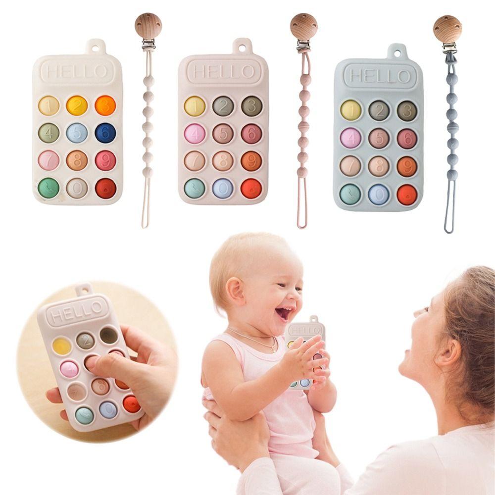 Silicone Baby Teether Toy Simulation Baby Soothing Teether New Sleeping Pacifier Kids Gifts