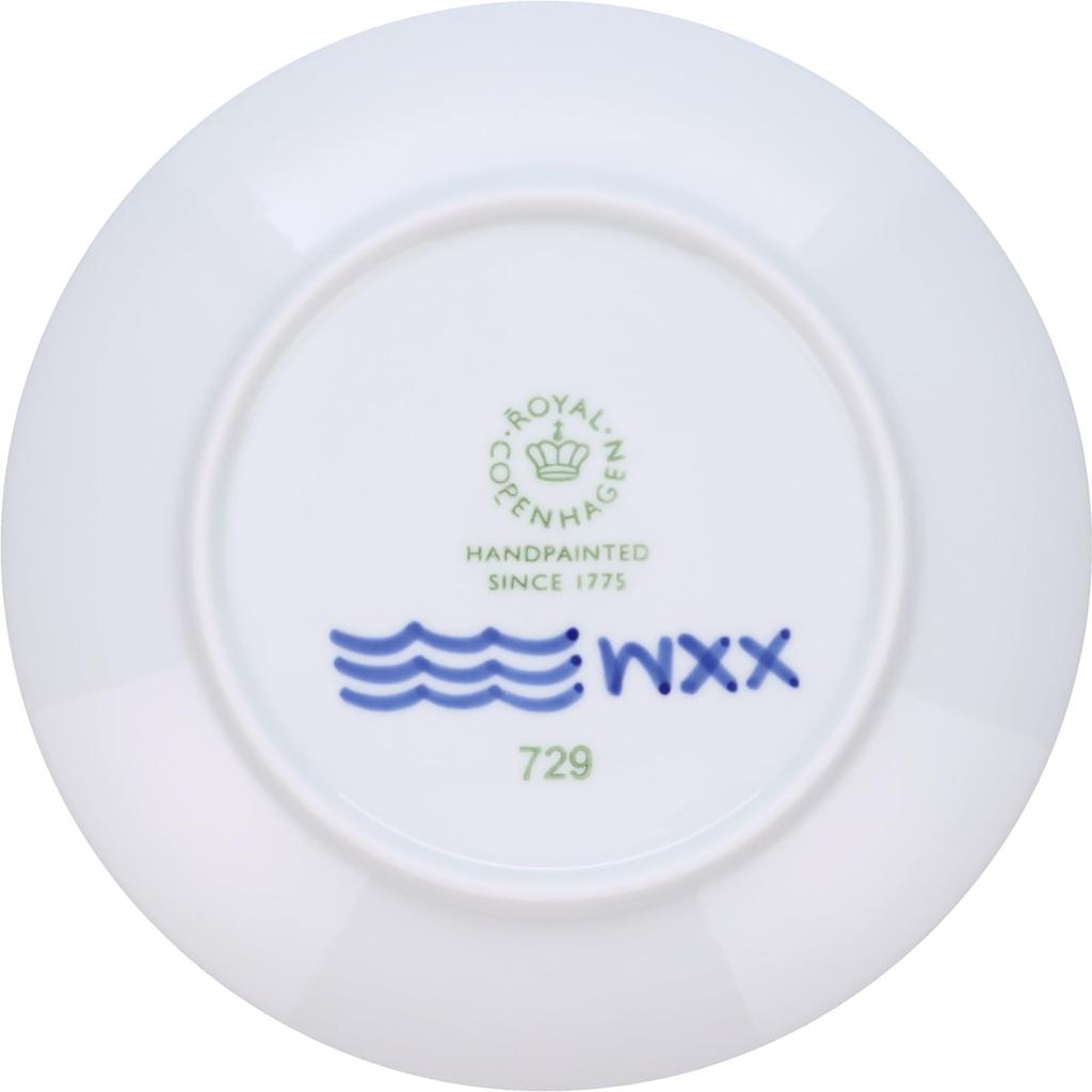 Imported Royal Copenhagen Blue Fluted Mega Coupe Plate Dish 19cm Wedding Gift Present 1016903 [Regular Product]