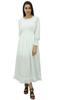 Bimba Women's Cotton Smocked Waist Long Casual Maxi Dress