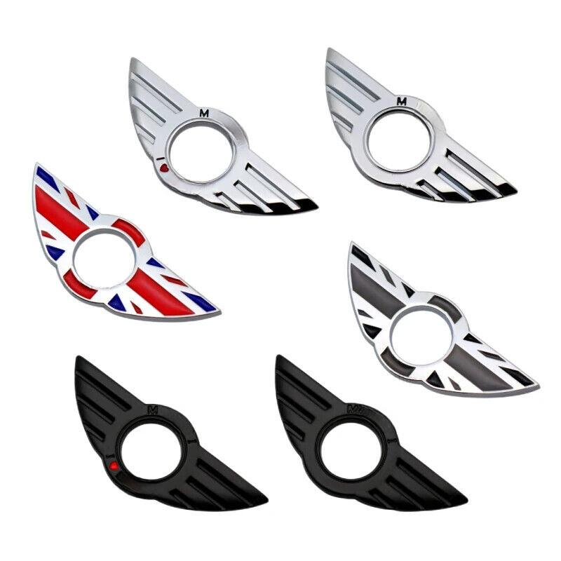 2Pcs For Mini Cooper R50 R52 R53 R55 R56 R57 R58 R59 R60 R61 Car Door Pin Lock Cover Stickers Case Decor Car Accessories