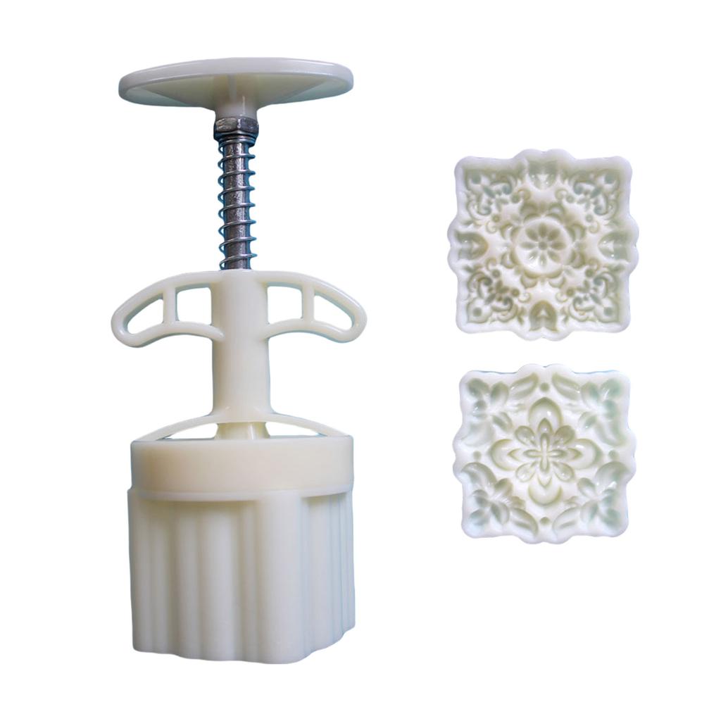 Печенье штампы цветочный узор лунный торт формы ручной пресс лунный торт производитель выпечки инструмент для праздника середины осени