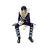 15СМ Аниме HUNTER×HUNTER Курапика Черный Костюм Модель для Переодевания Игрушка Коллекция Подарков Пресс для Лапши Быстрого Приготовления Сидячая Фигурка Действия
