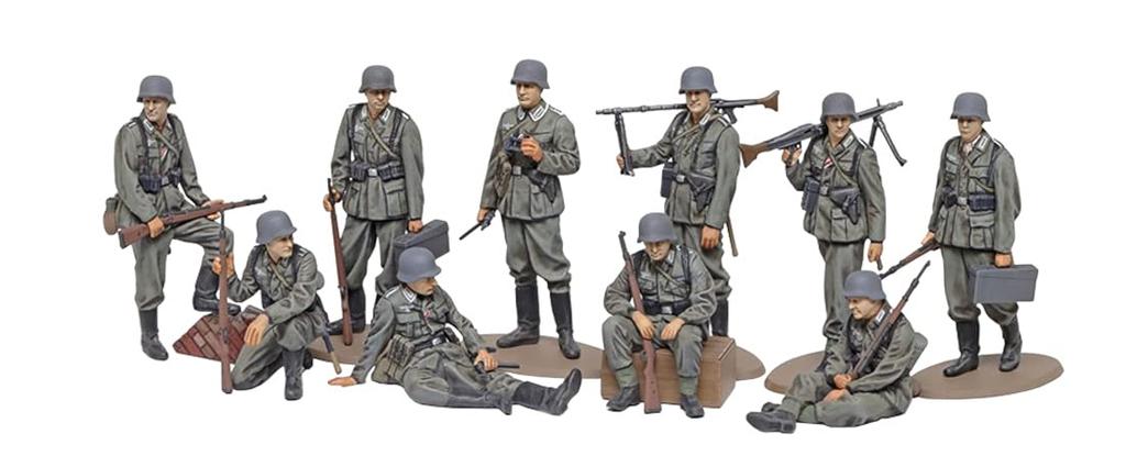 TAMIYA Military Miniature Series World War II German Infantry Set Plastic Model 32602 1/48 No.102