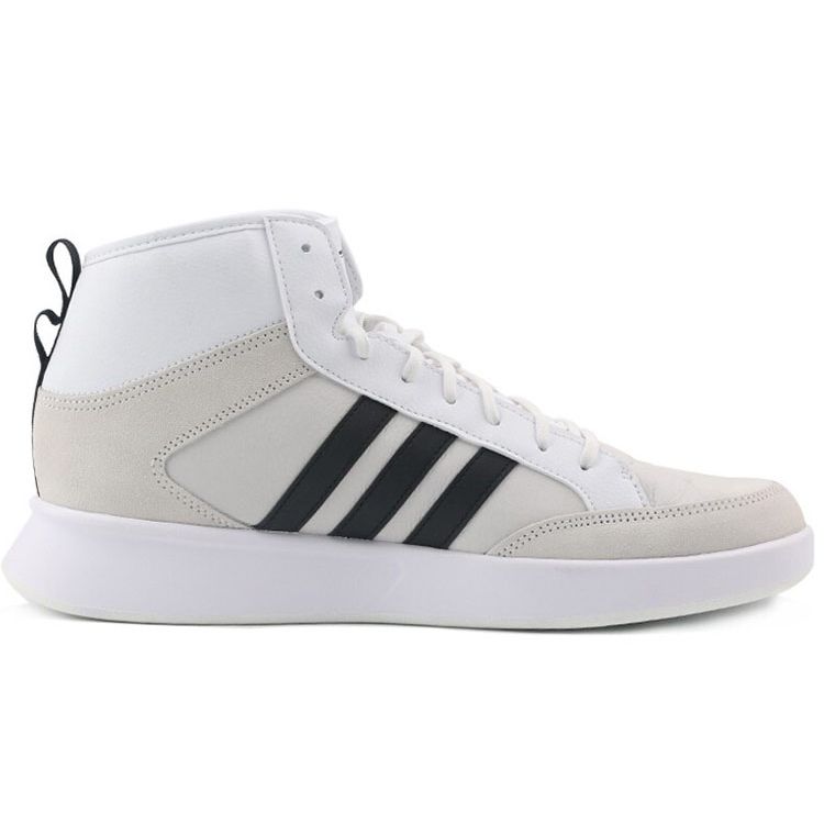 Adidas Court80s Mid Synthetic Leather Retro Casual Supportive Mid-Top Skate Shoes Unisex Sneakers White FY2732