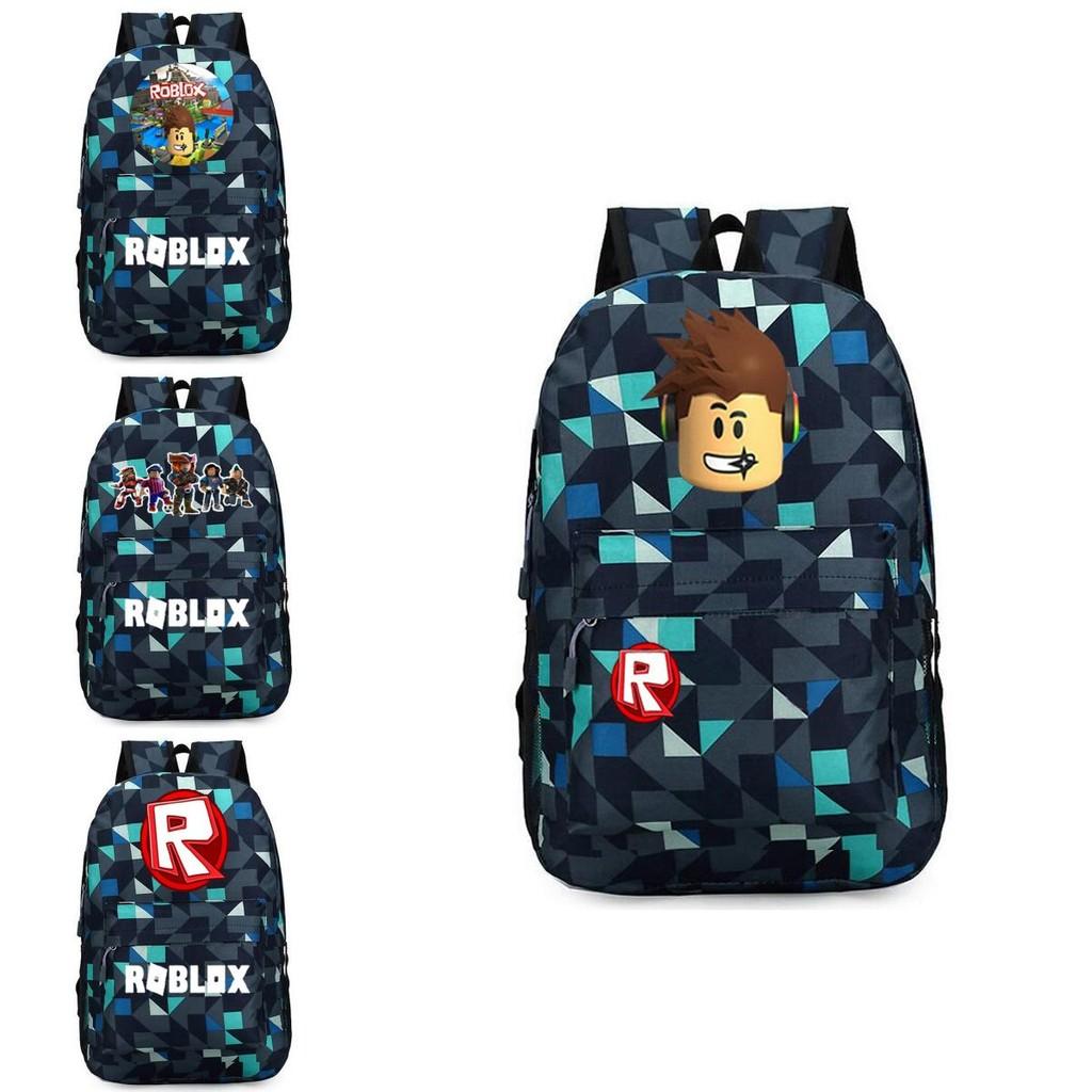 Стильный рюкзак Roblox для детей с ярким мультяшным рисунком и большим объемом