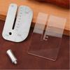 Multifunctional Wooden Leather Chopper Stainless Steel Punching Auxiliary Tool