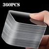 180/360/60pcs Transparent Wall Stickers Double Sided Tape Adhesive Non-markin Tape Waterproof Nano Clear Face Tape Home Supply