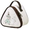 Insulated Rice Ball-Shaped Lunch Bag, Rice Ball Case, Insulated, Holds 2 Rice Balls, Moomin KONC2