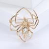 Глянцевая брошь-паук, мужской костюм, персонализированная булавка для воротника с изображением животного, брошь из сплава с насекомыми, булавка для одежды, ювелирные изделия