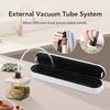 Портативный вакуумный упаковщик пакетов для продуктов, стерильный автоматический упаковочный аппарат с ножом для нарезки, домашняя вакуумная запайка сухих и влажных продуктов