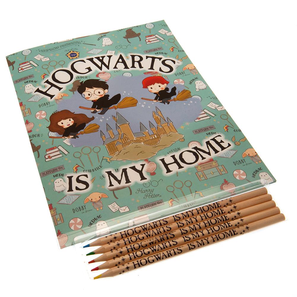 HARRY POTTER Hogwarts Is My Home Coloring Set