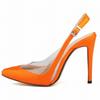 Women Sexy Back Ankle Strap Pointed High Heels 11cm Women Wedding Shoes