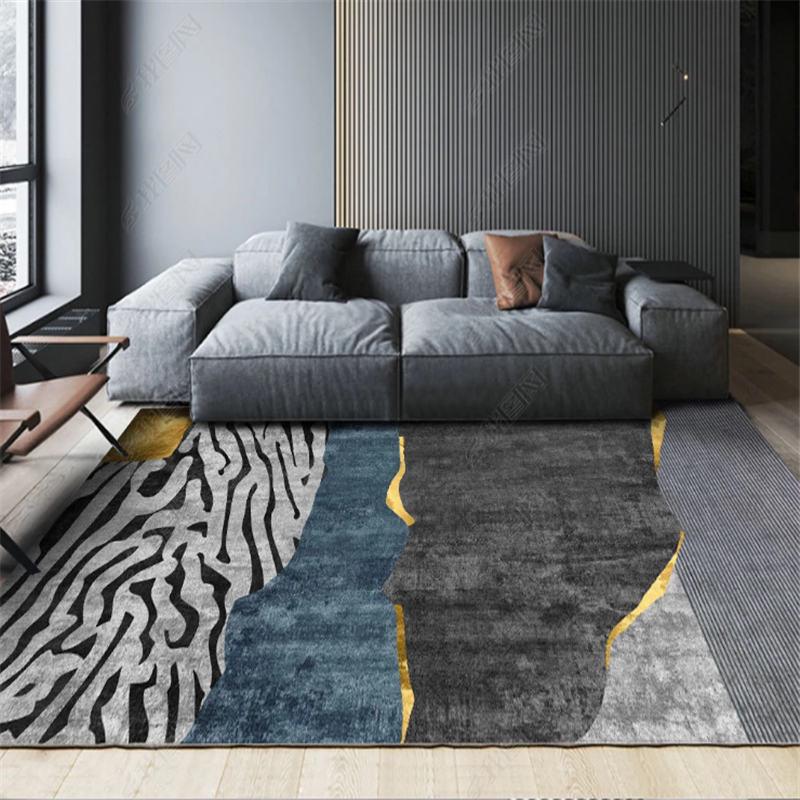 Ковер Nordic Modern Light Luxury для гостиной — простой дизайн для дивана, журнального столика, спальни и домашнего декора