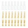 Spade Connectors Brass Wire Terminal Block Transparent Crimp Sleeve Electrical Supplies 2.8mm