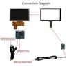 5-дюймовый ЖК-экран 800*480 Контроллер дисплея Плата управления Драйвер Дигитайзер Сенсорный экран Мини HDMI-совместимый Портативный сенсорный монитор