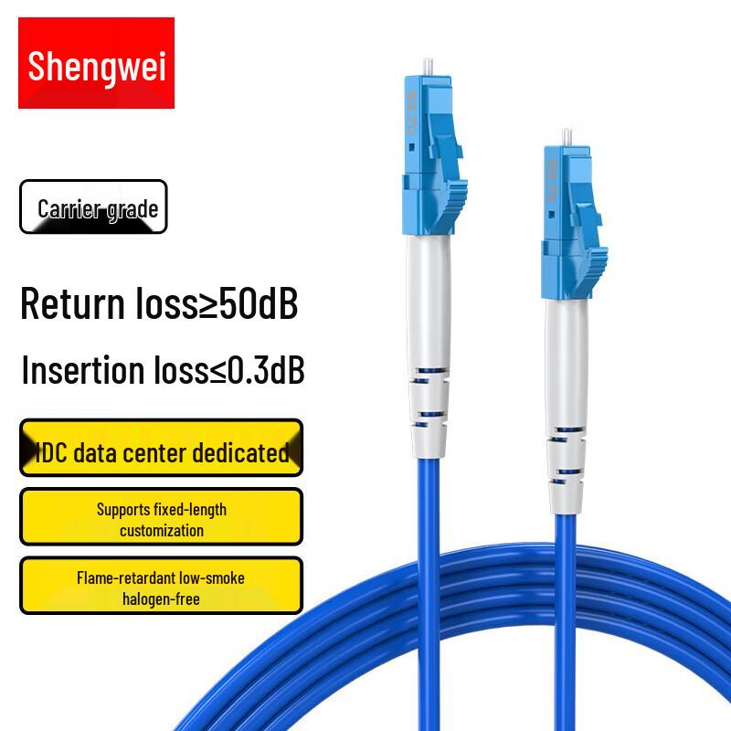Shengwei Armored Single-Mode LC-LC Fiber Optic Patch Cord