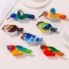 Charming Little Bird Hair Clips: Women's Lively & Colorful Shark Claw Accessories Collection