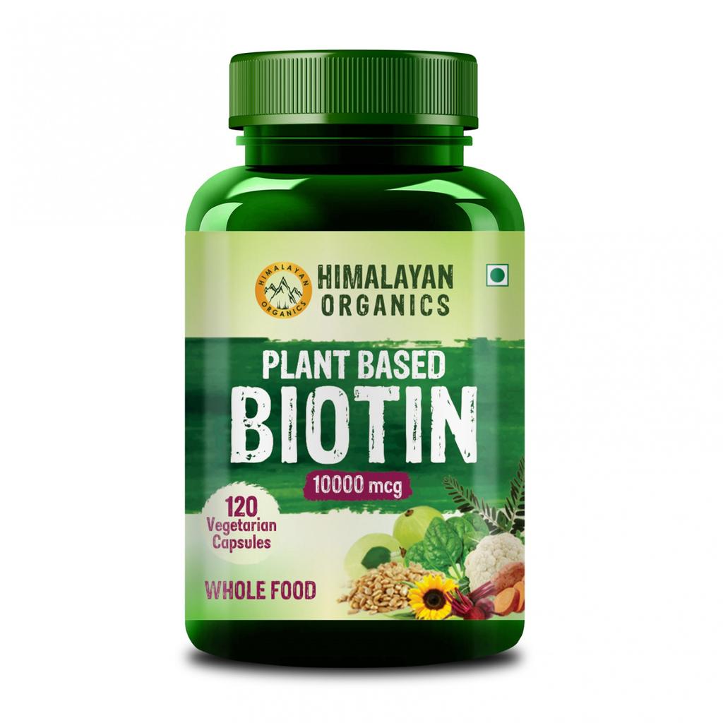 Биотин (120 кап, 10 000 мкг), Biotin, Himalayan Organics