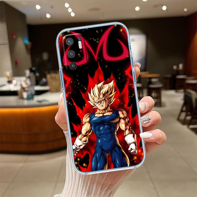 RE7 Anime Dragon Ball Vegeta Transparent Phone Case for Motorola Moto G7 G8 G9 G84 G85 G73 G24 G15 Z2 Play Power Plus