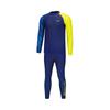 Мужская футболка для серфинга Li Ning Swimming Series с цветным принтом в виде букв и круглым вырезом, с длинными рукавами, матросского цвета ASLT101-2