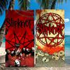 Rock Band S-Slipknot Полотенце Пляжное Полотенце Дорожное Легкое Приятное для Кожи Для Бассейна Пляжа Кемпинга Круиза Лето