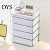 Stackable Desk Drawer Organizer Paper Letter Tray, Acrylic File Organizer, Clear Information Sorting Container Holder Sorter for Documents,