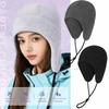 Bonnet Style Winter Fleece Caps Warm Earflap Protection Warm Bicycle Headwear Cycling Headwear Beanie Cap Outdoor Sports