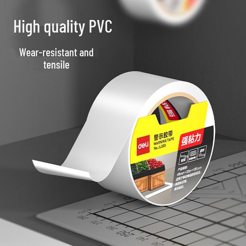 Deli JL303 PVC Warning & Floor Marking Tape