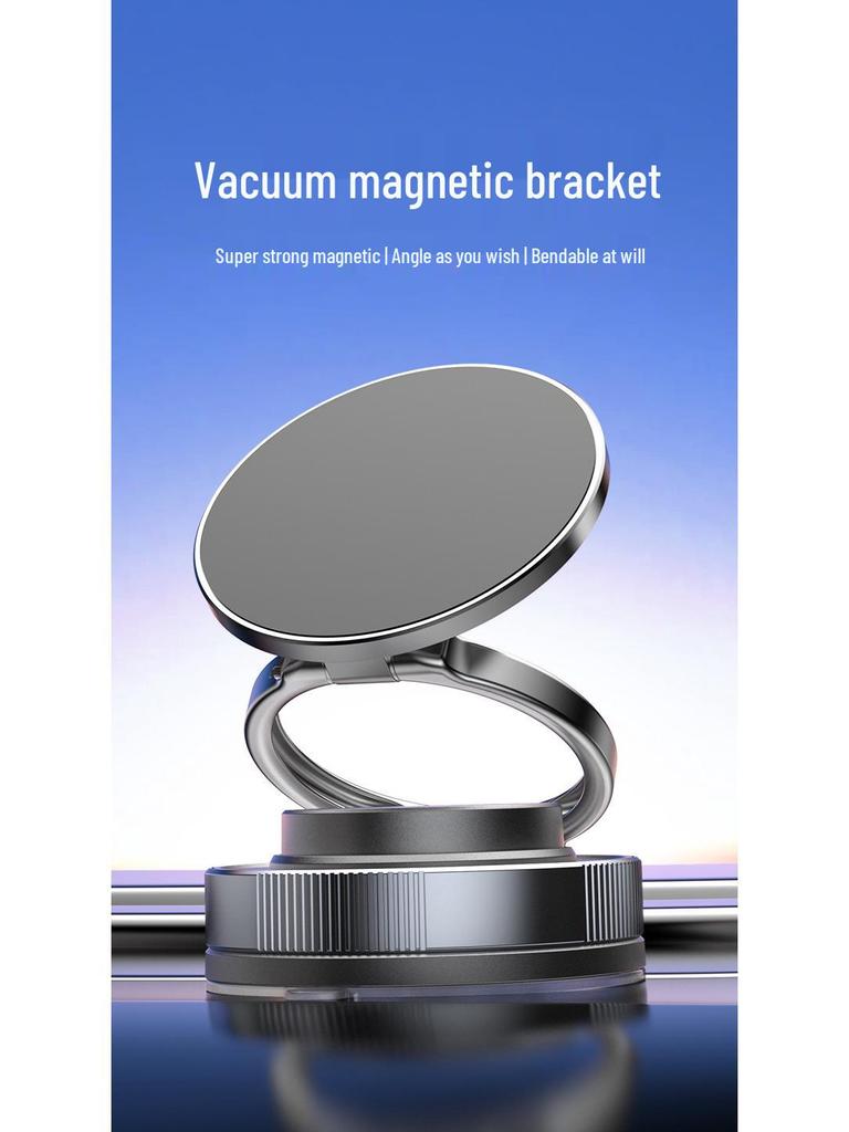 Multifunctional Foldable Rotatable Vacuum Magnetic Phone Holder with Adjustable Height and Portable Mini Suction Cup