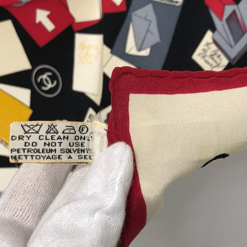 CHANEL Multi-design CC Mark No.5 Apparel Large Stole/Shawl Vintage Shawl Scarf