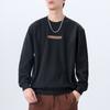 American Retro Heavy Crew Neck Sweater Men'S Top Trendy Brand Contrasting Color Loose Versatile Jacket