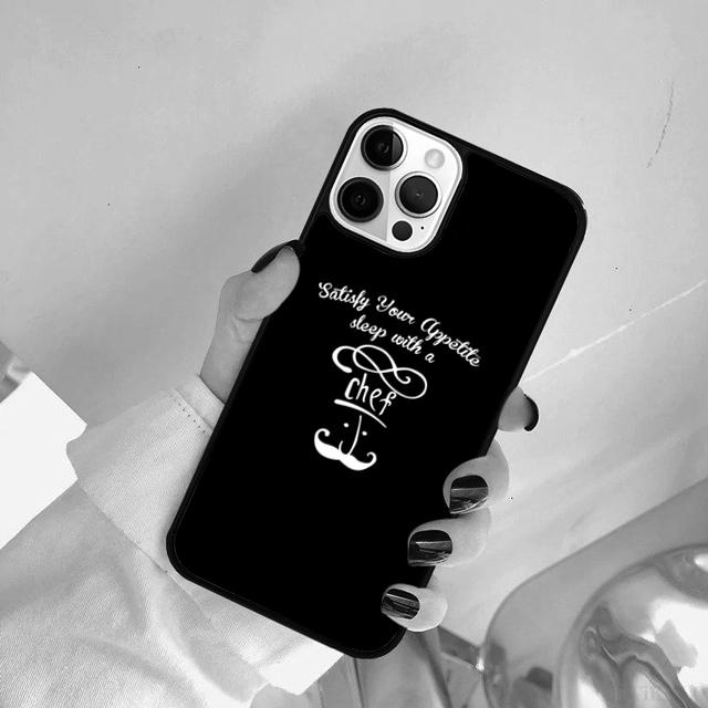 Baking Cook Chef Phone Case Cover For iPhone 17 Air 15 16 14 11 12 13 Pro MAX Plus Coque