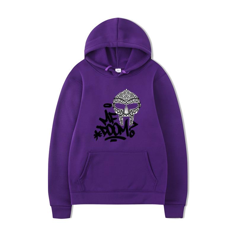 ME DOOM Мужская осенне-зимняя новая толстовка с принтом, брендовая худи, одежда, винтажная мода, пуловеры с длинным рукавом
