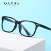 Popular8082Anti-blue light glasses for women, for computer and mobile phone use, anti-fatigue glasses, non-prescription flat lenses