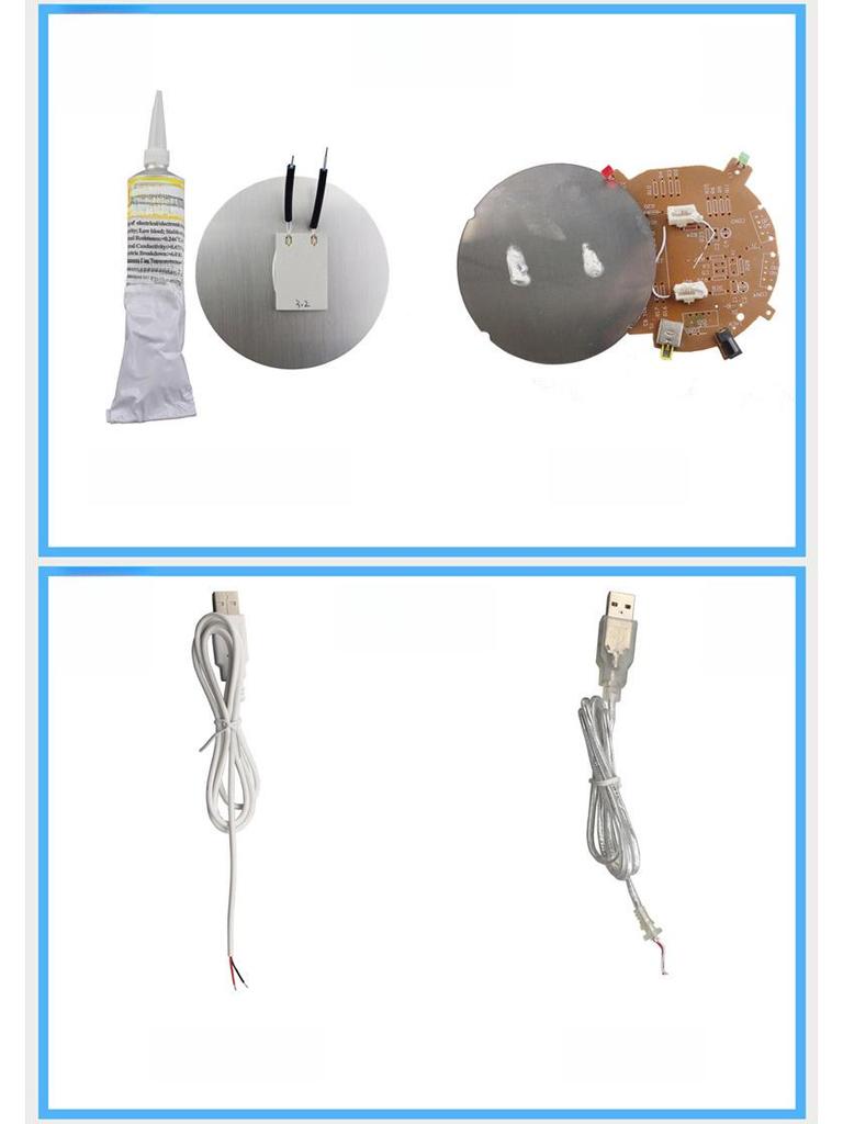 USB Heated Coaster: Metal Cup Warmer for Coffee, Tea, or Gifts