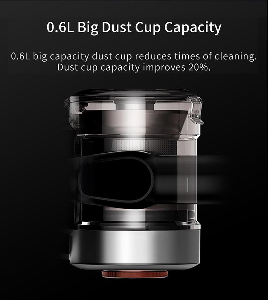 Восстановленный беспроводной ручной пылесос JIMMY H9 Pro 24000Па всасывание 200AW Мощное всасывание Время работы 80 минут Светодиодный дисплей