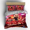 Football Players & Stadium Themed Bedding Set Bedding set (1 duvet cover, 2 pillowcases, duvet not included)