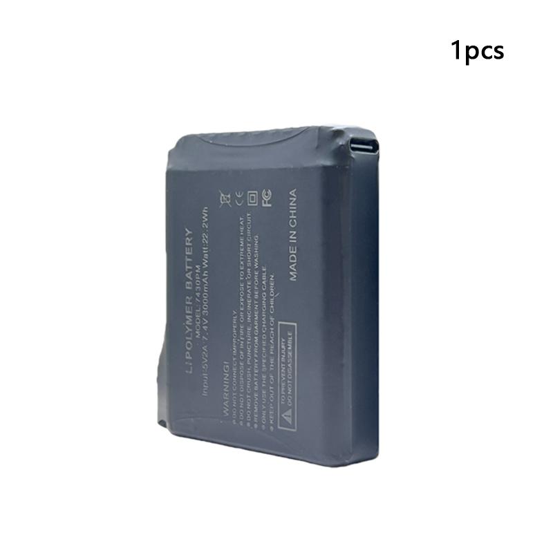 7.4V 3000mah Heated Gloves Battery Lithium Batteries for Heating Vest, Socks, shoes,Winter Antifreeze Heating Batteria 755060-2S