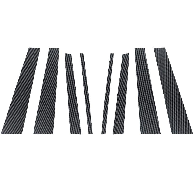 8 шт. Накладки на центральную среднюю стойку BC стойку двери и окна с зеркальным эффектом для Jeep Grand Cherokee L WL75 WL74