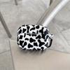 New Irregular Cow Print for Apple Airpods Pro 2 BT Wireless Earphone Silicone Case for Airpods 1 2 3 Silicone Case with Keychain