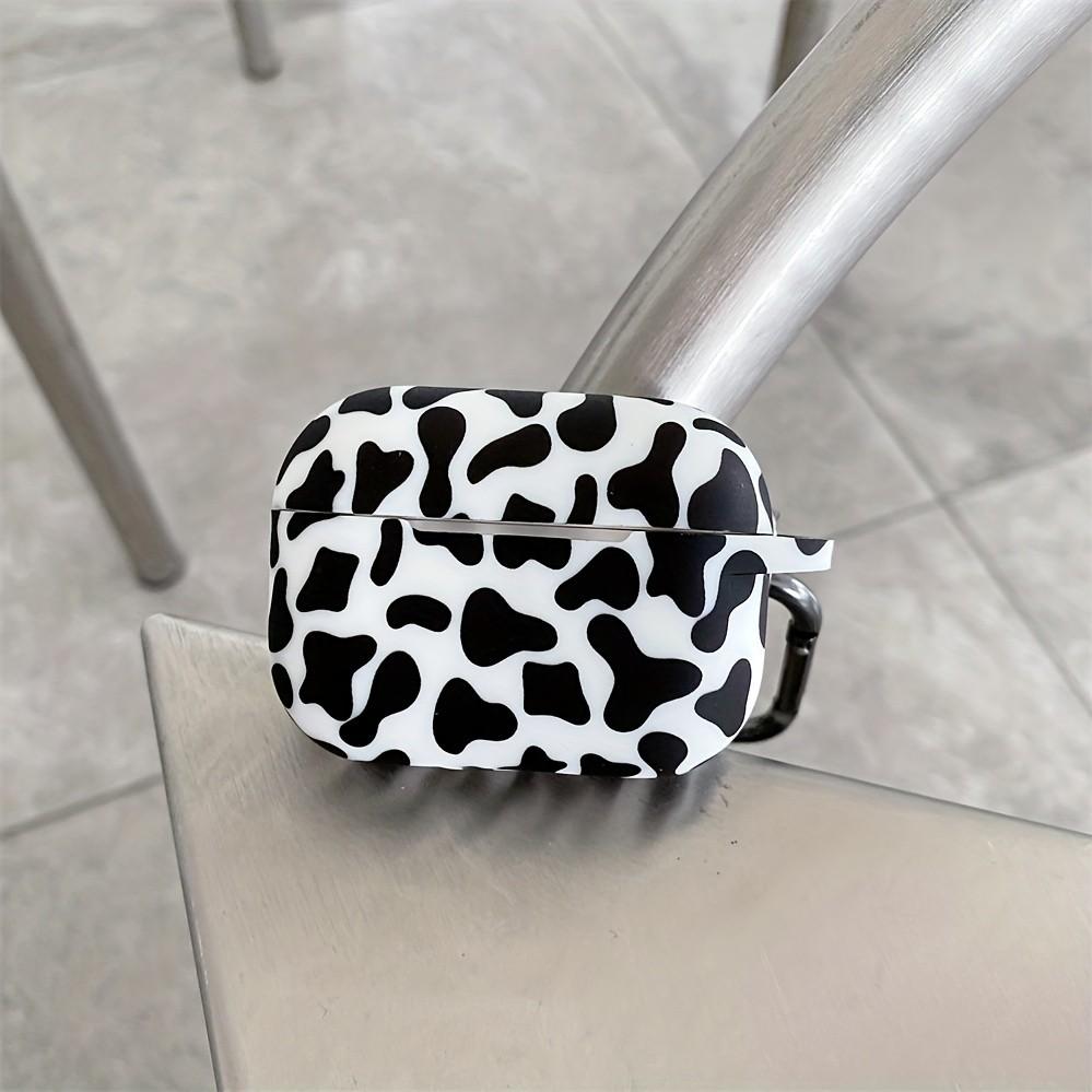 New Irregular Cow Print for Apple Airpods Pro 2 BT Wireless Earphone Silicone Case for Airpods 1 2 3 Silicone Case with Keychain