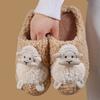 New Winter Cute Lamb Cotton Slippers Women Fashion Indoor Furry Plush Slippers Female Winter Bedroom Warm Fluffy Cozy Home Shoes