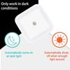 Беспроводной светодиодный ночник Mini EU Plug Light Control Sensor Детская комната Детская спальня Украшение Полуночный трехцветный свет