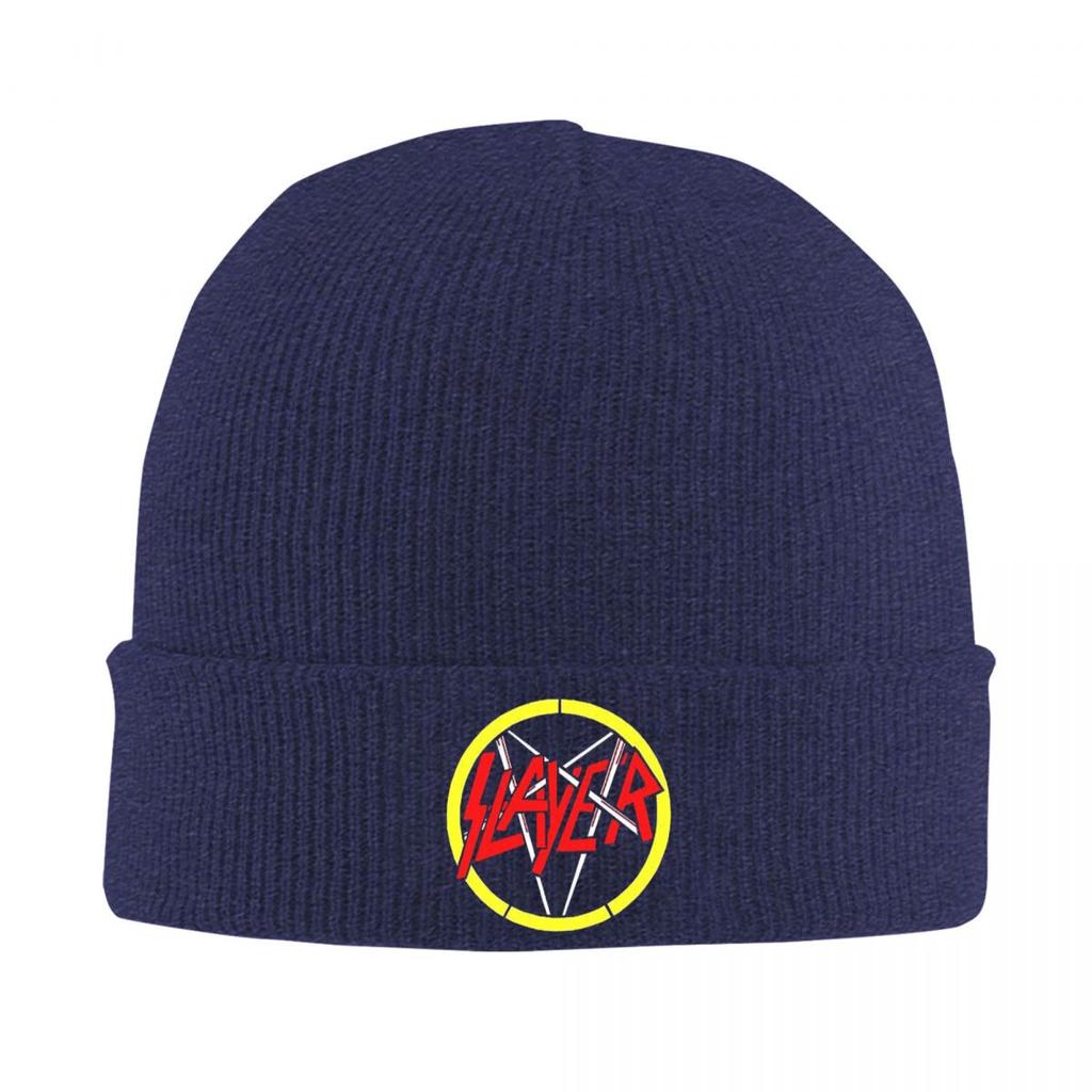 Slayers Logo Warm Knitted Cap Fashion Bonnet Hat Autumn Winter Outdoor Beanies Hats for Men Women Adult