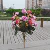 21 головка искусственных роз шелковые цветы свадебный букет для вечеринки домашний декор