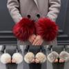 1Pair Faux Warmer Wristband Arm Wrist Fox Fur Women Winter Fluffy