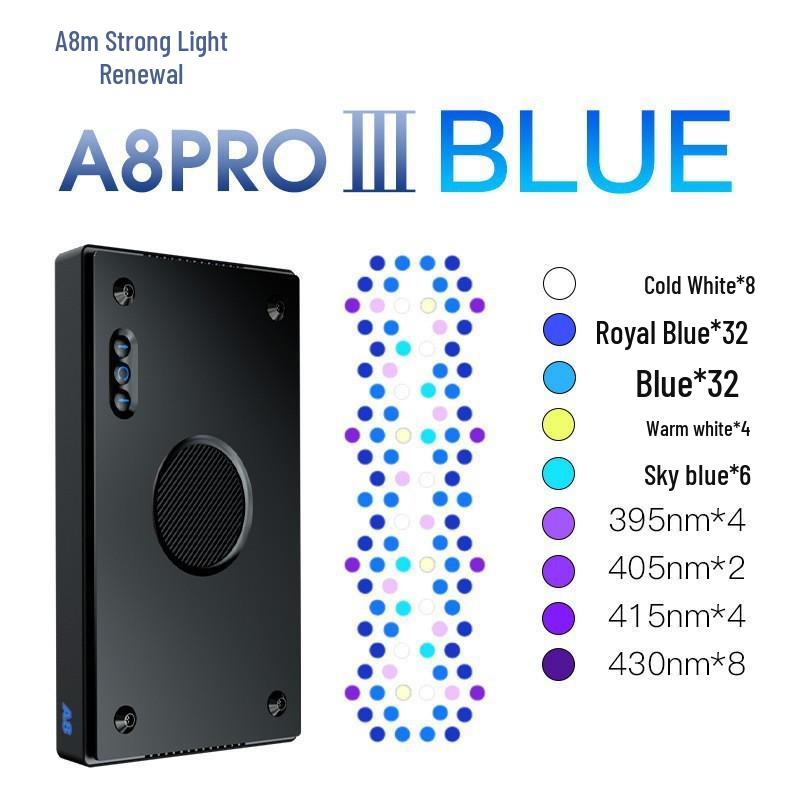 Aipai A+ Smart Control A8S 240 Вт Светодиодный свет полного спектра для жестких и SPS кораллов