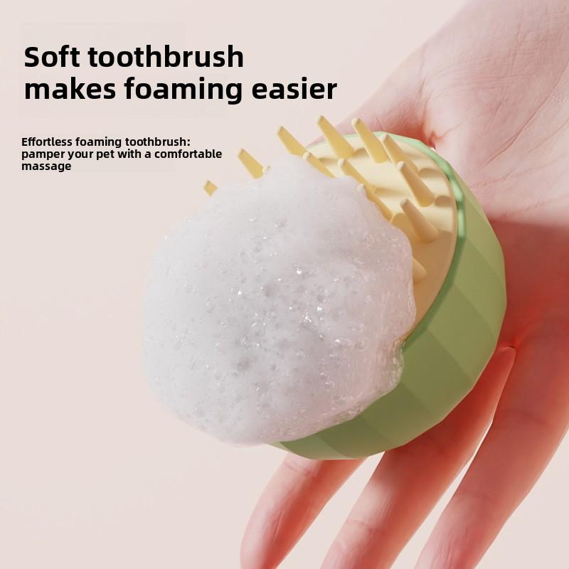 Силиконовая щетка для купания питомцев, Универсальная чистящая щетка для кошек и собак, Товары для питомцев, Массажные и моющие перчатки, Чудо купания