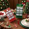 10 Slots Christmas Santa Claus Money Card Envelope Merry Decorations Home Folding Banknote Navidad Noel Natal NEW